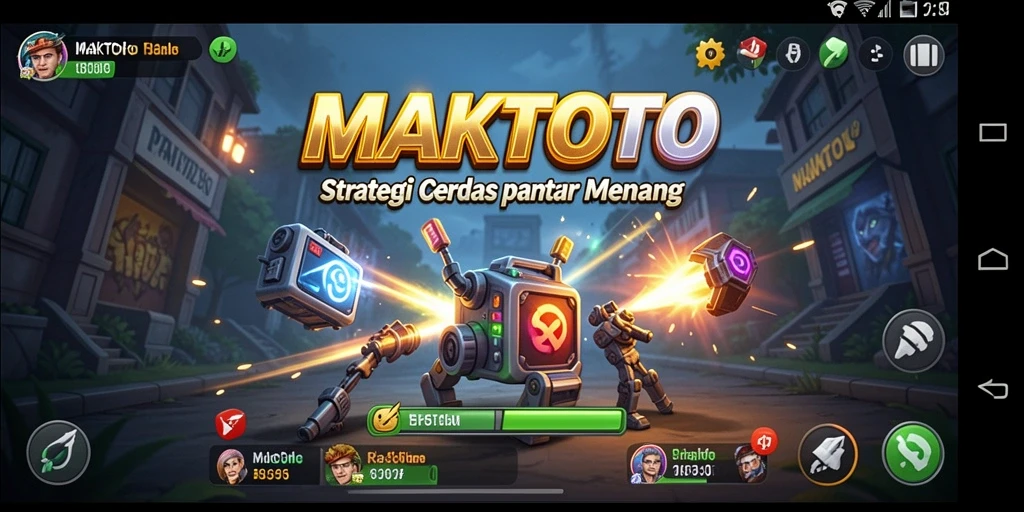 Tampilan gameplay MAKTOTO yang menantang dan strategis.