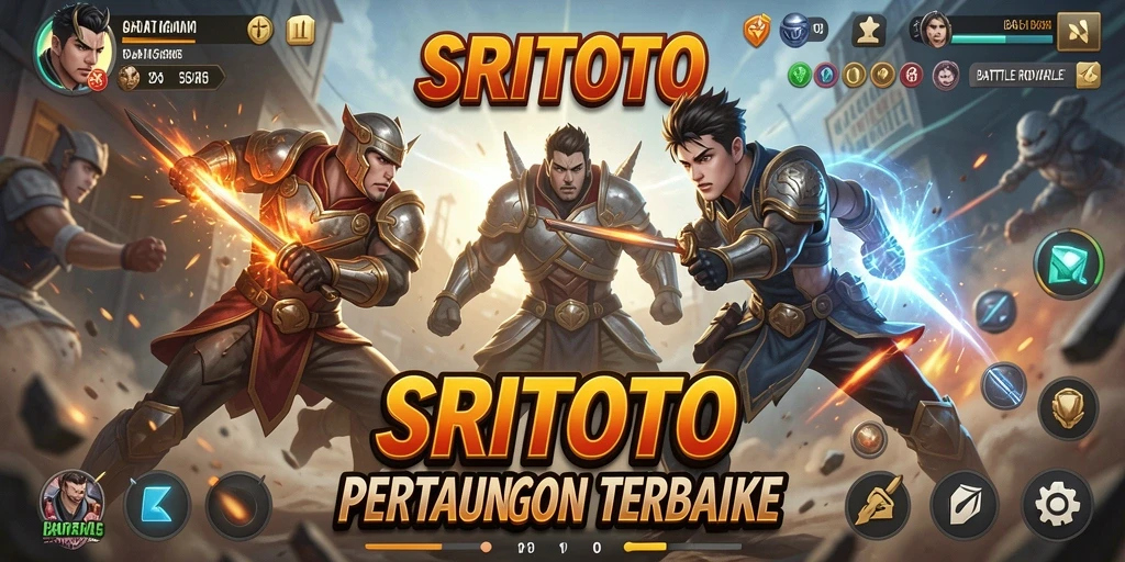 Tampilan action gameplay yang menegangkan di SRITOTO.