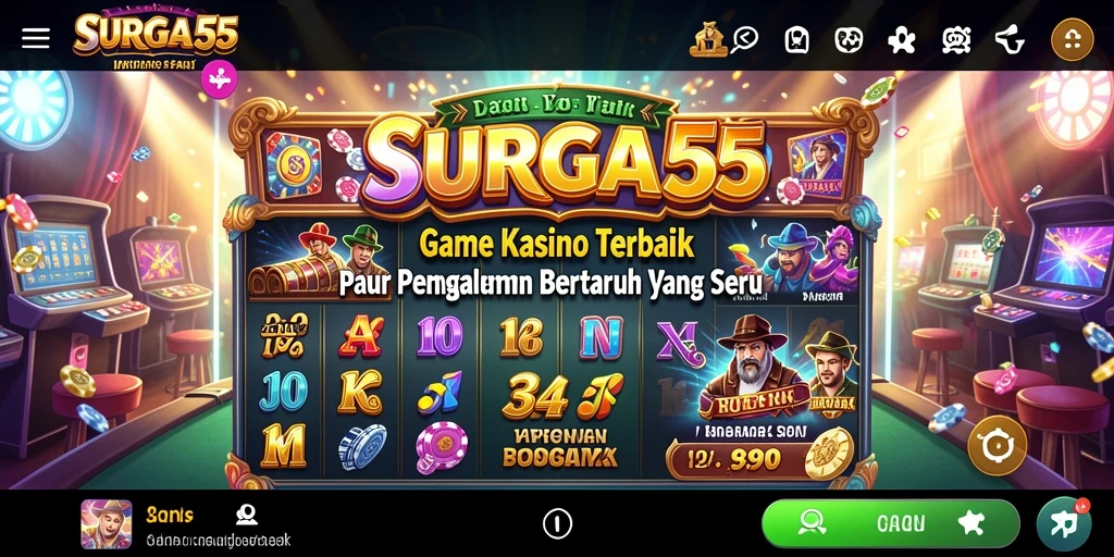 Tampilan gameplay seru dan menarik dari SURGA55.