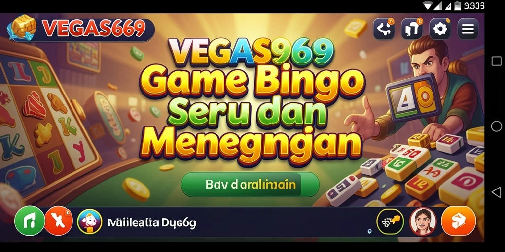 Tangkapan layar VEGAS969 menampilkan antarmuka permainan Bingo yang menarik.